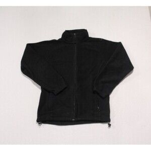 Columbia Women Black Fleece Sweater Mock Neck Size Small